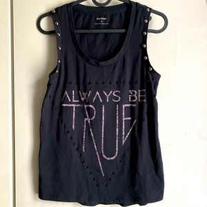 Express Studded Sleeveless Shirt